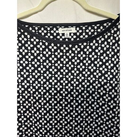 Max Studio Black Long-Sleeve Dress - Size Small - Picture 2 of 5